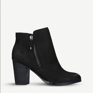 ALDO Black Nubuck Naedia Ankle Boot Booties - Sz 8